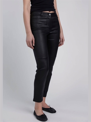 Utzon PAN Ela Lamb Leather Jeans, Sort